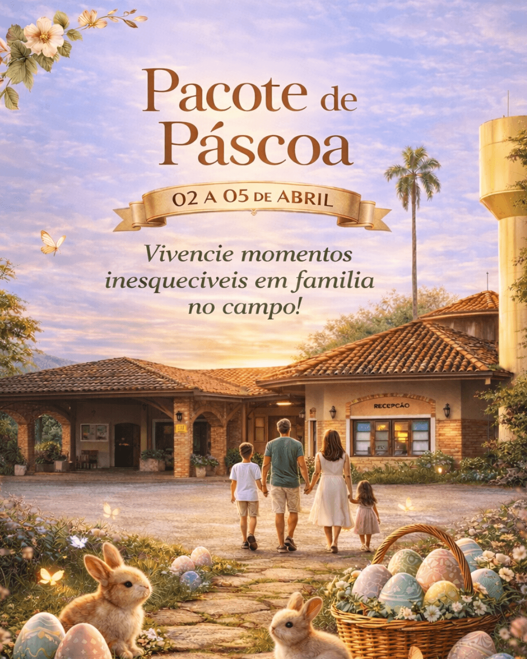 🐰 Páscoa no Hotel Fazenda Itáytyba